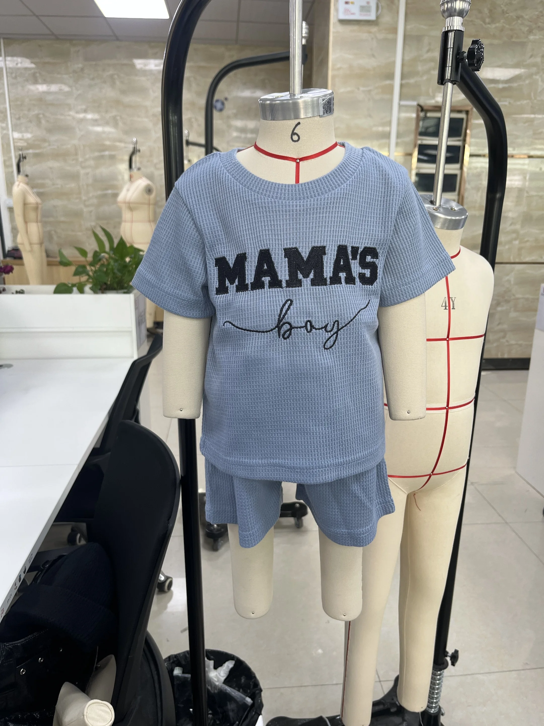 Toddler Boys Summer Outfits Letter Embroidered Waffle Short Sleeve T-Shirts Elastic Waist Shorts 2Pcs Clothes Set
Toddler Boys Summer Outfits Letter Embroidered Waffle Short Sleeve T-Shirts Elastic Waist Shorts 2Pcs Clothes Set