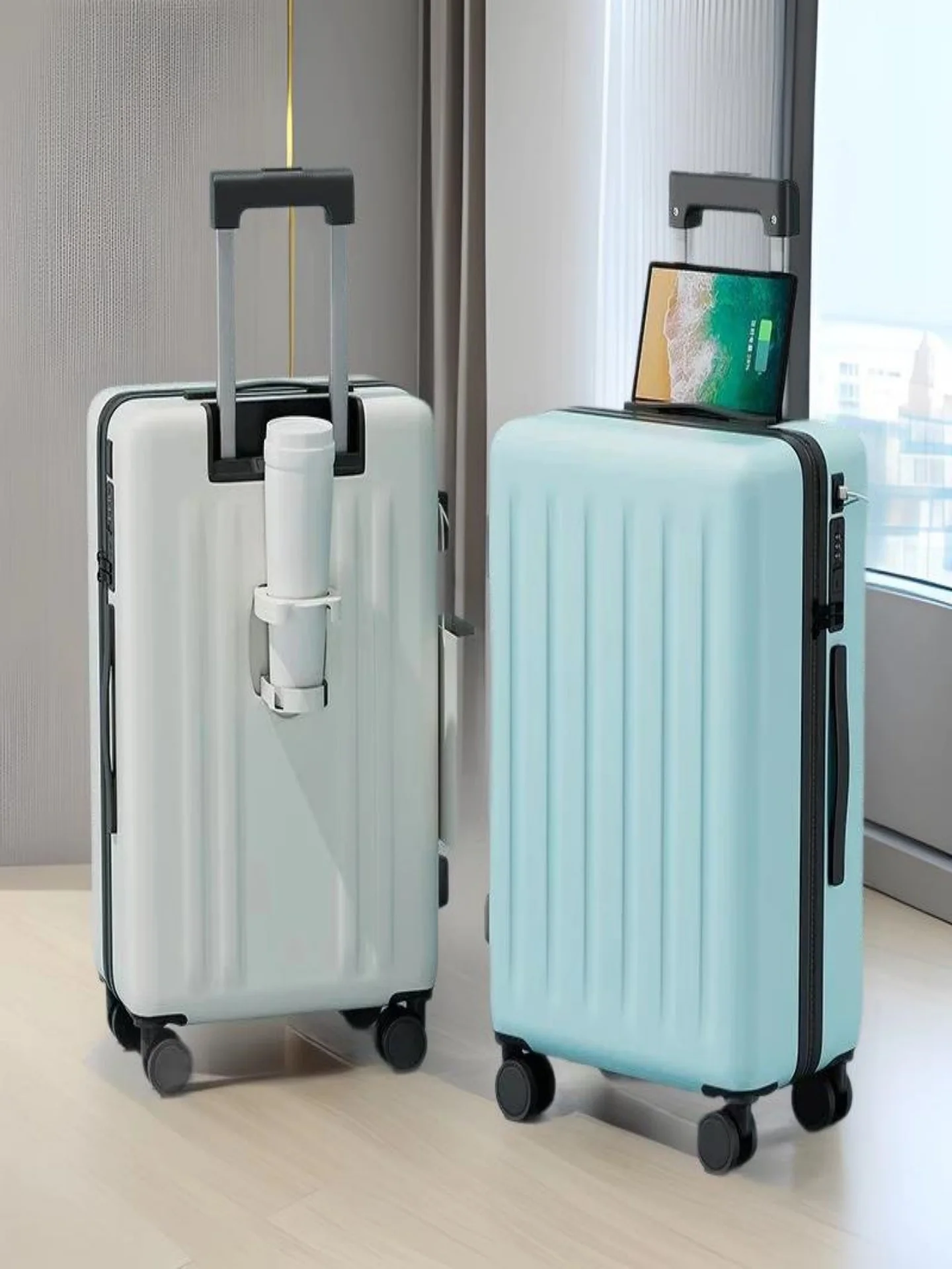 New Large Capaci Travel Suitcase with 360°Wheels for Men And Women 28 Inch Lage Color ABS+PC Material Casual Travel
New Large Capaci Travel Suitcase with 360°Wheels for Men And Women 28 Inch Lage Color ABS+PC Material Casual Travel