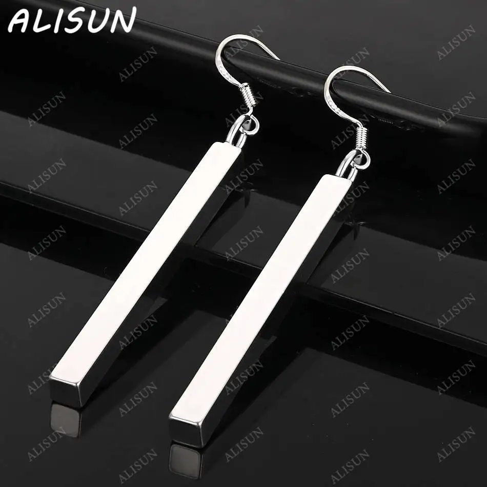 ALISUN 925 Sterling Silver Cuboid Earrings Drop Earrings For Women Fashion Jewelry Charm Grace Noble Wedding Accessories
ALISUN 925 Sterling Silver Cuboid Earrings Drop Earrings For Women Fashion Jewelry Charm Grace Noble Wedding Accessories