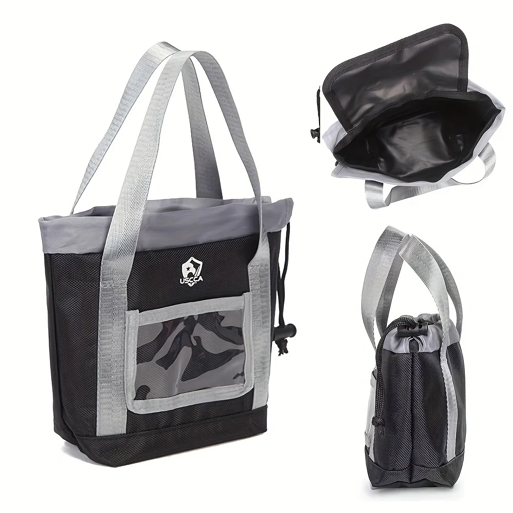 1pc Handheld bag, handbag with drawstring mouth, large capacity mesh storage bag, outdoor portable shoulder bag, beach bag
1pc Handheld bag, handbag with drawstring mouth, large capacity mesh storage bag, outdoor portable shoulder bag, beach bag
