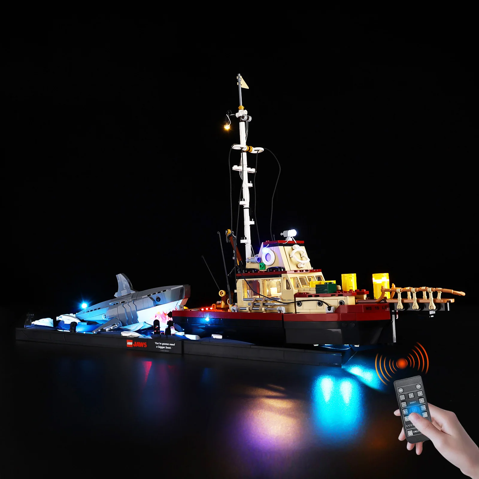 No Model LED Lighting Set Suitable for LEGO Jaws 21350 Building Blocks
No Model LED Lighting Set Suitable for LEGO Jaws 21350 Building Blocks