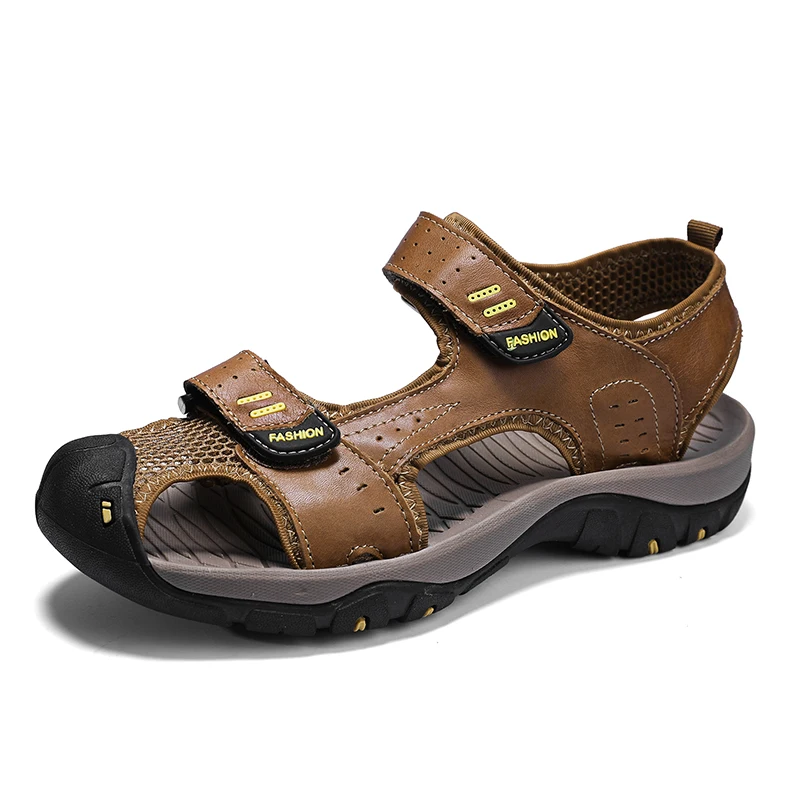 Summer Men Sandals Genuine Leather Mens Casual Shoes Outdoor Men Leather Sandals for Men Beach Shoes Roman Shoes Plus Size 38-48
Summer Men Sandals Genuine Leather Mens Casual Shoes Outdoor Men Leather Sandals for Men Beach Shoes Roman Shoes Plus Size 38-48