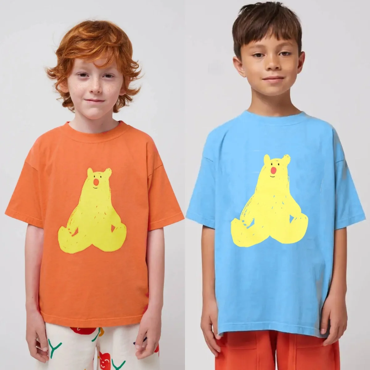 Boys Cotton T Shirts 2025 Summer Bear Cartoon Tees for Boys Short-sleeve Girls Tops Toddler Children Shirts Baby Girls T-Shirt
Boys Cotton T Shirts 2025 Summer Bear Cartoon Tees for Boys Short-sleeve Girls Tops Toddler Children Shirts Baby Girls T-Shirt