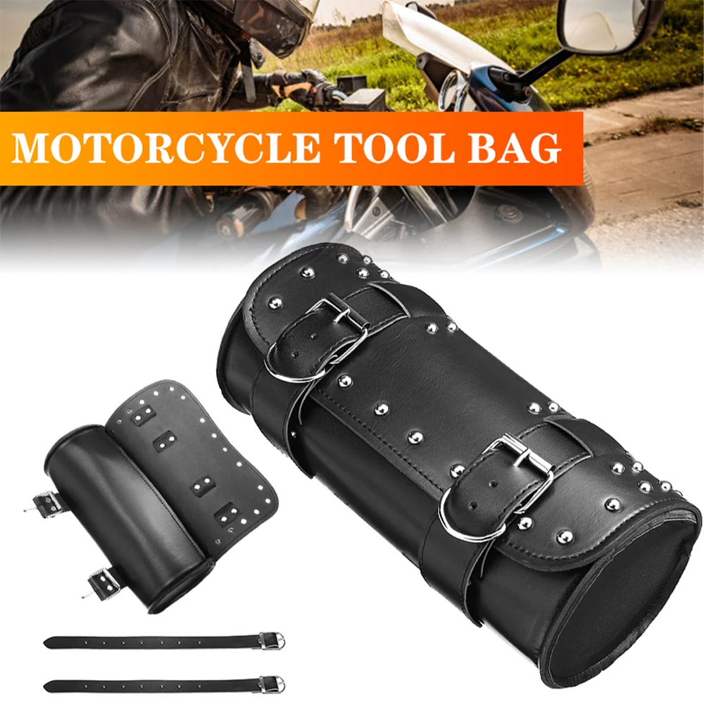 Motorcycle Front Tool Bag PU Faux Leather Universal Handlebar Roll Bag Waterproof Fit For Harley Sportster Kawasaki Yamaha
Motorcycle Front Tool Bag PU Faux Leather Universal Handlebar Roll Bag Waterproof Fit For Harley Sportster Kawasaki Yamaha