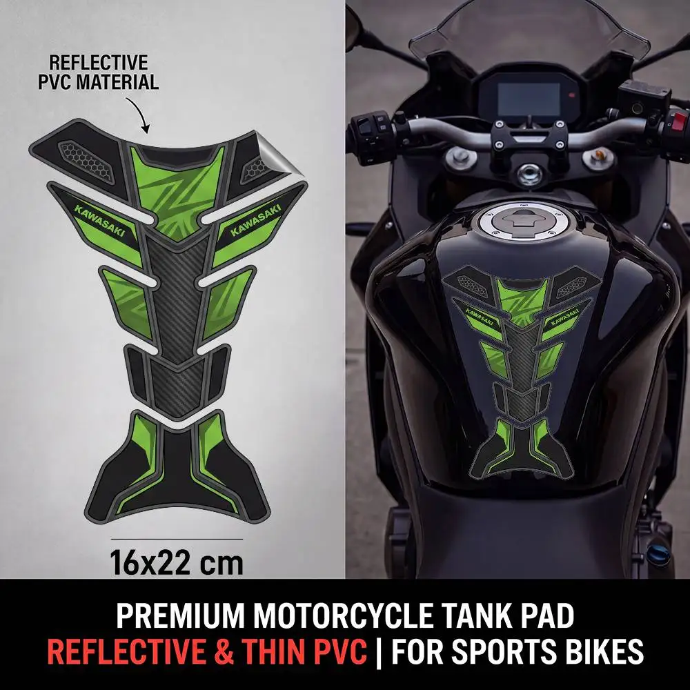 FOR KAWASAKI Motorcycle PVC Tank Pad Tank Cap Protector Racing Sticker Universal
FOR KAWASAKI Motorcycle PVC Tank Pad Tank Cap Protector Racing Sticker Universal