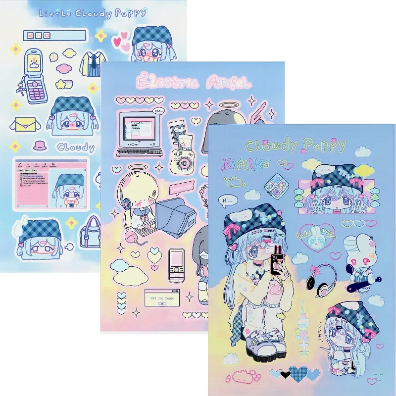 Original Y2K Puppy Electric Angel Sticker Set for Kawaii Scrapbooking Journaling DIY Decor Anime Style
Original Y2K Puppy Electric Angel Sticker Set for Kawaii Scrapbooking Journaling DIY Decor Anime Style