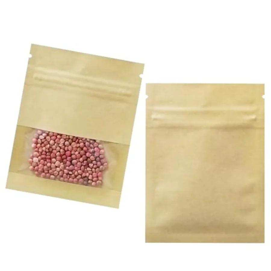 0 Pack Small Resealable Seed Coin Envelopes Bags with Clear Window Brown Kraft Paper Heat Seal Packets for Flower Vegetable See
0 Pack Small Resealable Seed Coin Envelopes Bags with Clear Window Brown Kraft Paper Heat Seal Packets for Flower Vegetable See