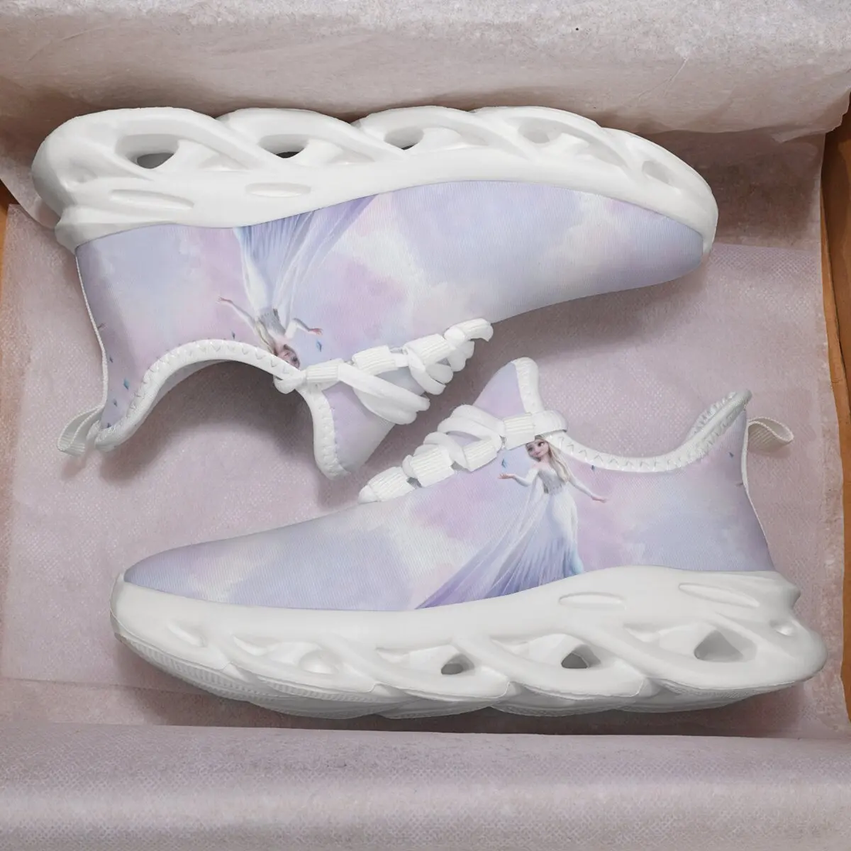 Мягкая фиолетовая спортивная обувь с градиентом Disney Frozen Elsa, студенческие кроссовки, белая нескользящая обувь с Микки Маусом, детская обувь для девочек
Мягкая фиолетовая спортивная обувь с градиентом Disney Frozen Elsa, студенческие кроссовки, белая нескользящая обувь с Микки Маусом, детская обувь для девочек