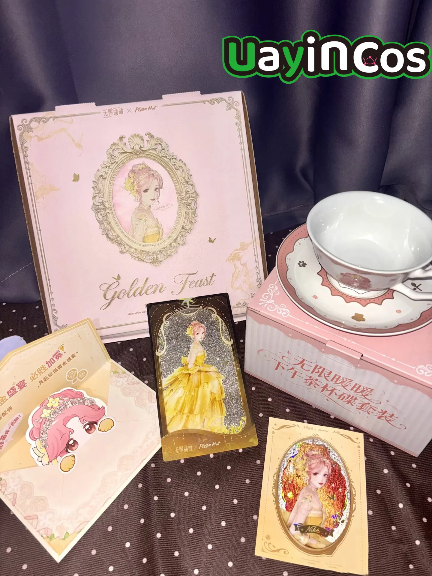 In Stock Official Infinity Nikki 2026 NEW Collab Afternoon Cup Plate Set Badge Invitation Letter Card Pendant Commemorative Co
In Stock Official Infinity Nikki 2026 NEW Collab Afternoon Cup Plate Set Badge Invitation Letter Card Pendant Commemorative Co