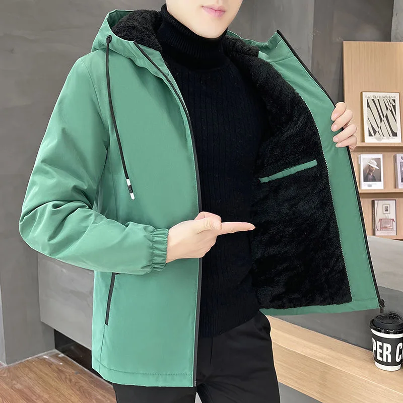2023 Autumn and Winter New Fashion Solid Color Thick Hooded Jacket Men's Casual Loose Comfortable Thick Warm Large Coat M-4XL
2023 Autumn and Winter New Fashion Solid Color Thick Hooded Jacket Men's Casual Loose Comfortable Thick Warm Large Coat M-4XL