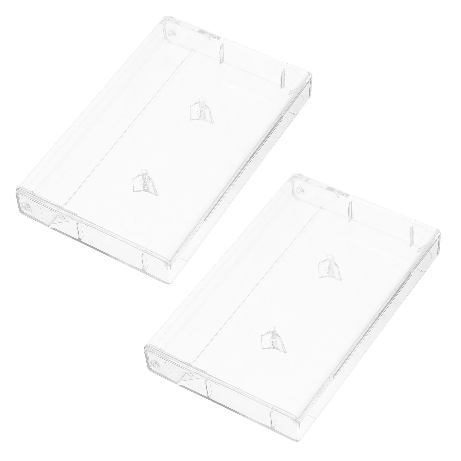 2 PCS Clear Plastic Boxes Cassettes Tape Organizers Audio Containers Holders Storage
2 PCS Clear Plastic Boxes Cassettes Tape Organizers Audio Containers Holders Storage