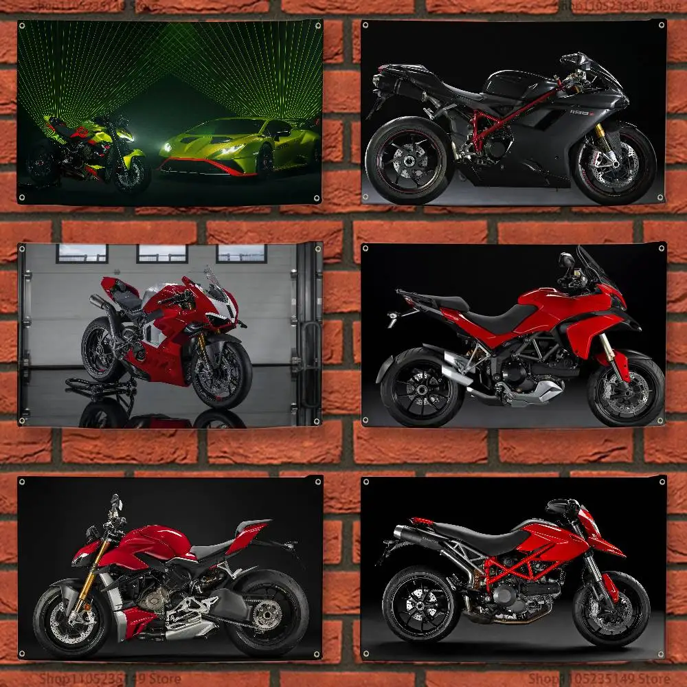 D-DUCATIS Motorcycle Flag Tapestry Wall Hanging Sassy Aesthetic Decoration Dorm PartyBackdrops Cloth
D-DUCATIS Motorcycle Flag Tapestry Wall Hanging Sassy Aesthetic Decoration Dorm PartyBackdrops Cloth