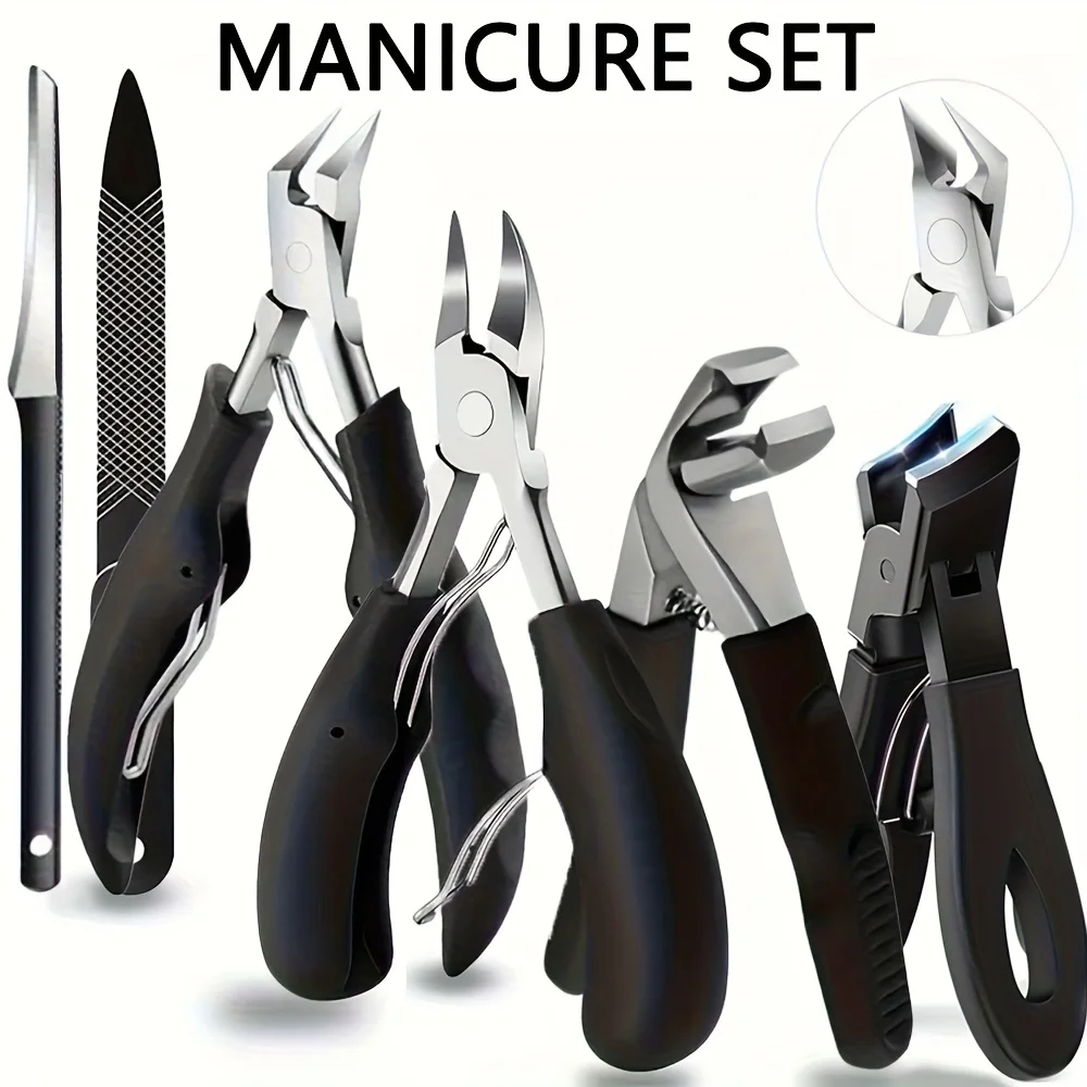 Stainless steel nail care tool set specially designed for internal and thick toenails, a sturdy and durable nail clipper set
Stainless steel nail care tool set specially designed for internal and thick toenails, a sturdy and durable nail clipper set