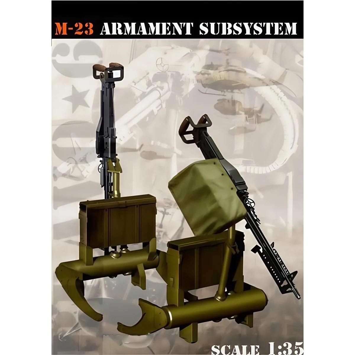 Комплект неокрашенной модели из смолы 1/35, военная тема, подсистема оружия M23, в разобранном виде и неокрашенная GK
Комплект неокрашенной модели из смолы 1/35, военная тема, подсистема оружия M23, в разобранном виде и неокрашенная GK