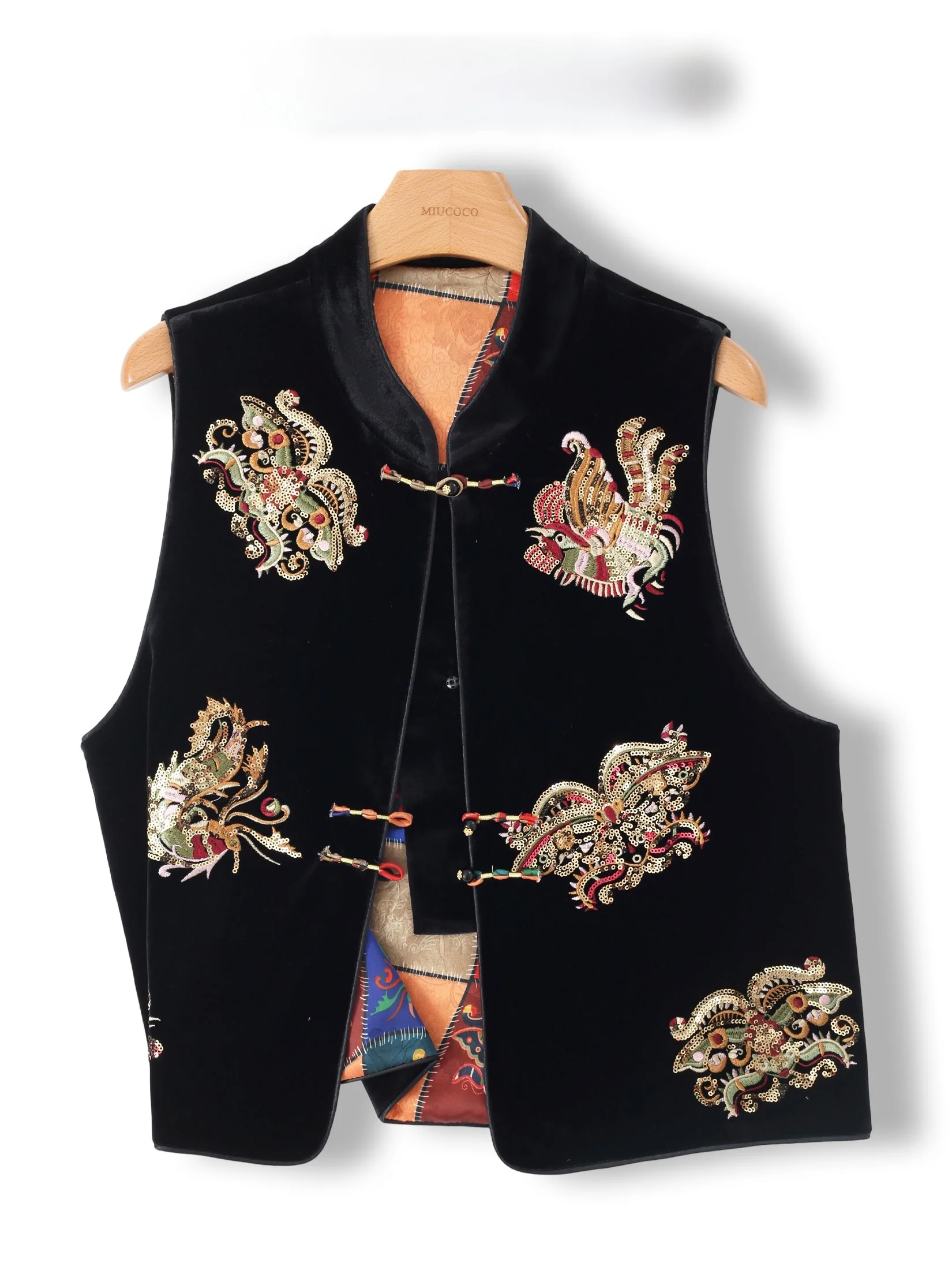 New Chinese Style Velvet Double-Sided Wear Women's Jacket Vest Fashionable Retro National Trend Sharp Focus Instantly
New Chinese Style Velvet Double-Sided Wear Women's Jacket Vest Fashionable Retro National Trend Sharp Focus Instantly