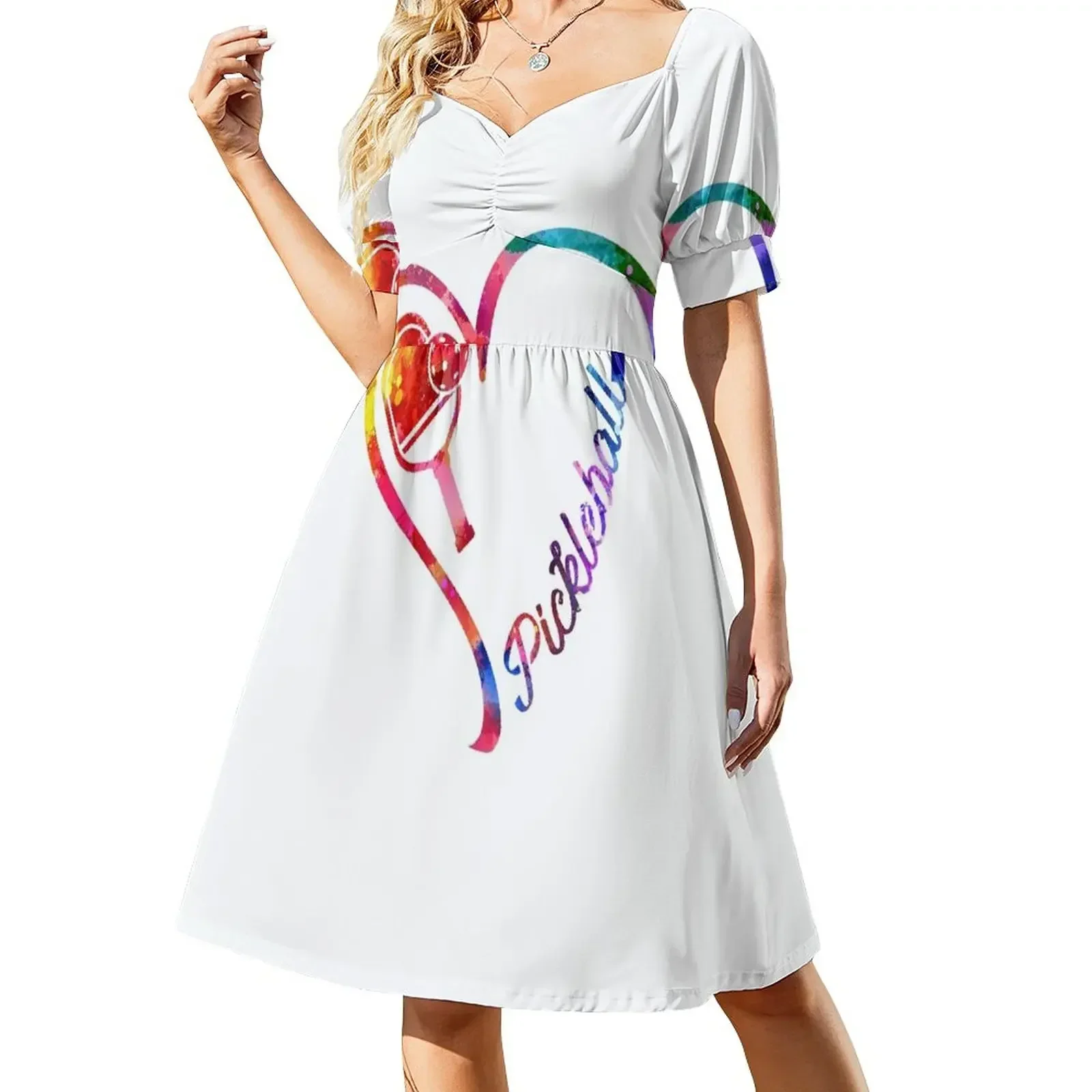 Pickleball heart Sleeveless Dress Clothing female Woman's evening dress Dress
Pickleball heart Sleeveless Dress Clothing female Woman's evening dress Dress
