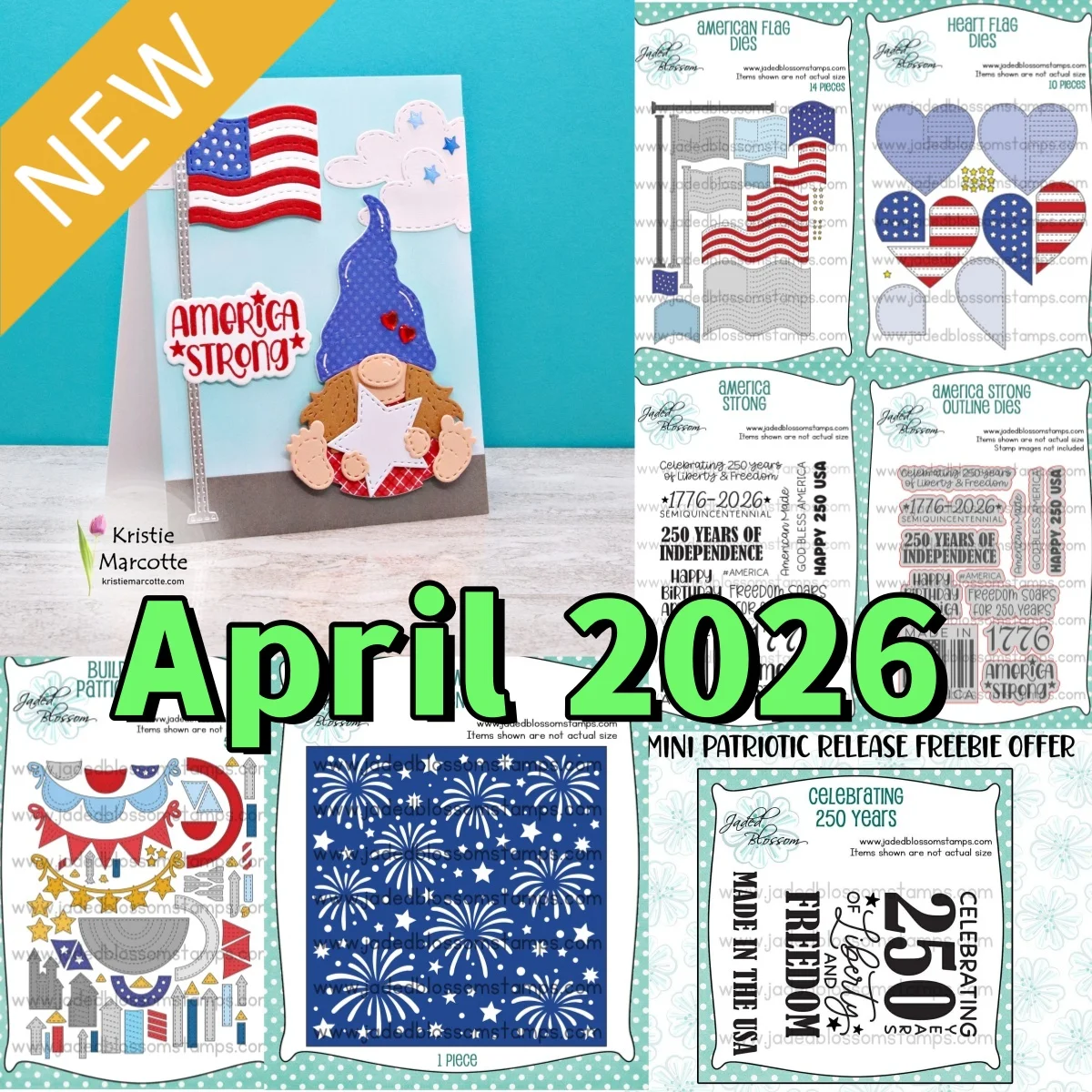 April 2026 New CeLebrating 250 Years Flag Metal Cutting Dies Clear Stamps Stencil for DIY Scrapbook Diary Decoration Template
April 2026 New CeLebrating 250 Years Flag Metal Cutting Dies Clear Stamps Stencil for DIY Scrapbook Diary Decoration Template