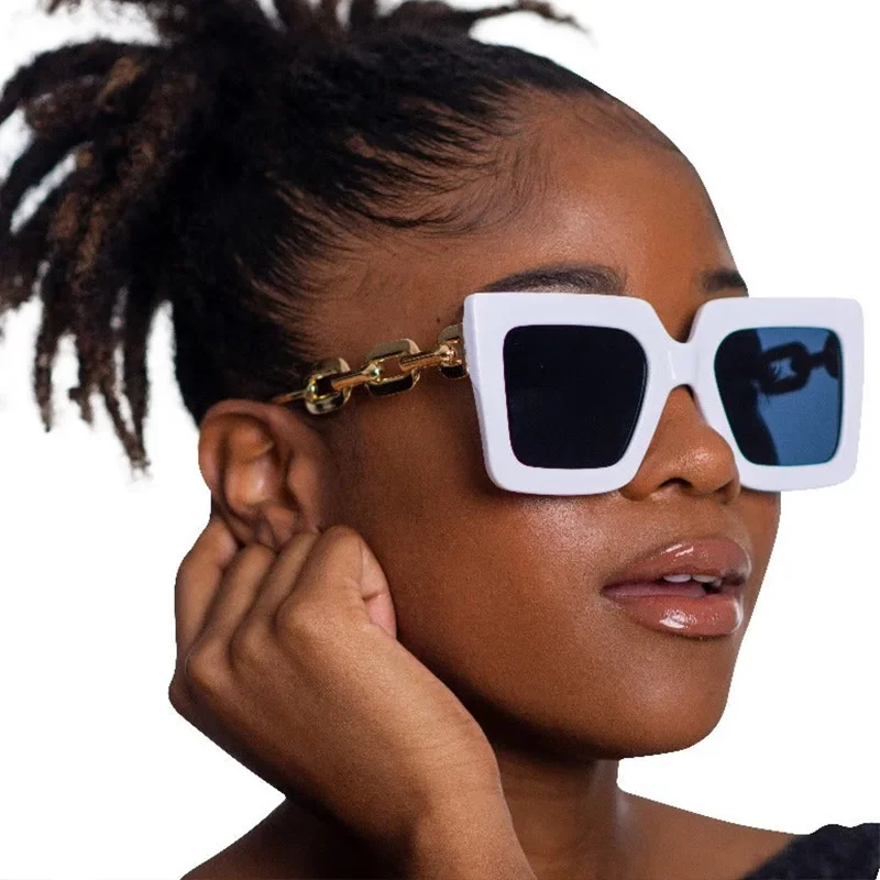 OVOYAN Oversized Vintage Sunglasses Women 2024 Square Chain Eyewear Women/Men Fashion Simple Glasses Female Lentes De Sol Mujer
OVOYAN Oversized Vintage Sunglasses Women 2024 Square Chain Eyewear Women/Men Fashion Simple Glasses Female Lentes De Sol Mujer