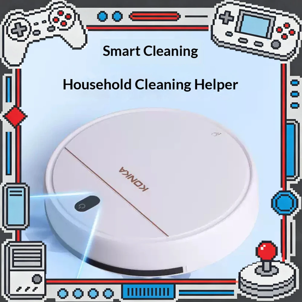 KANKA V1018 Robot Vacuum Cleaner Sweeping Suction Dragging Intelligent obstacle recognition Sweeping Robot Vacuum Hair suction
KANKA V1018 Robot Vacuum Cleaner Sweeping Suction Dragging Intelligent obstacle recognition Sweeping Robot Vacuum Hair suction
