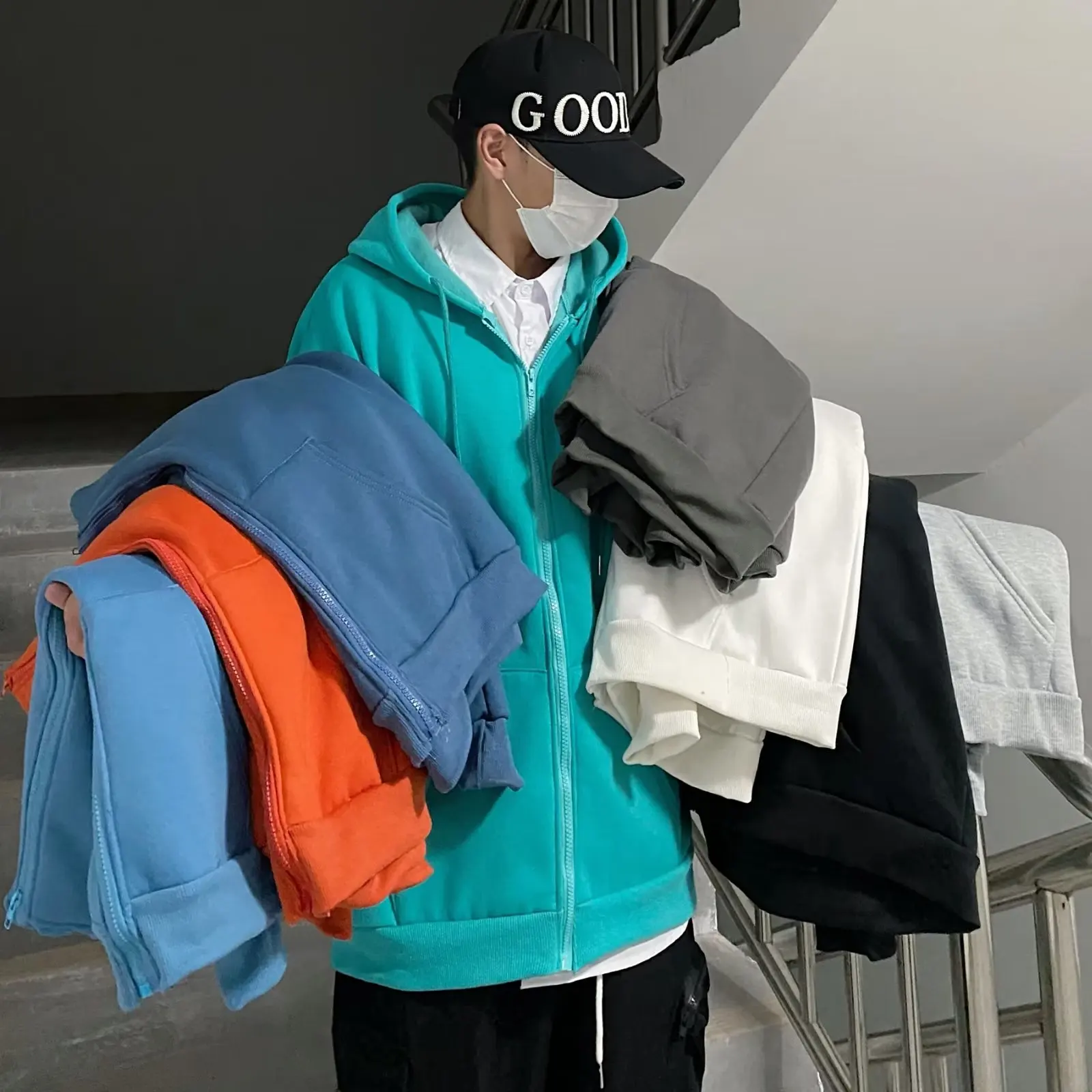 Fall Large Size 250 Pou Hooded Open Cardigan Sweatirt Men's New American Trendy Brand INS Couple's Outerwear Top
Fall Large Size 250 Pou Hooded Open Cardigan Sweatirt Men's New American Trendy Brand INS Couple's Outerwear Top