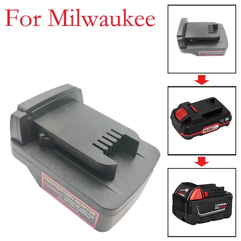 Battery Adapter Converter for Parkside 20V Lithium Batteries Converting To for Milwaukee 18V Lithium Battery Power Tools Drills
Battery Adapter Converter for Parkside 20V Lithium Batteries Converting To for Milwaukee 18V Lithium Battery Power Tools Drills