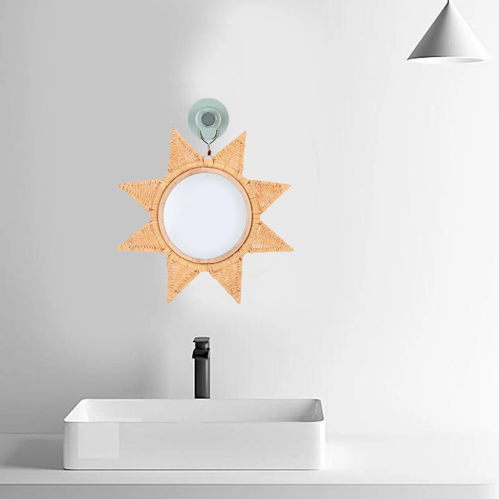 Yardenfun Rattan Wall Mirror 36x16cm Hanging Retro Office Decor
Yardenfun Rattan Wall Mirror 36x16cm Hanging Retro Office Decor