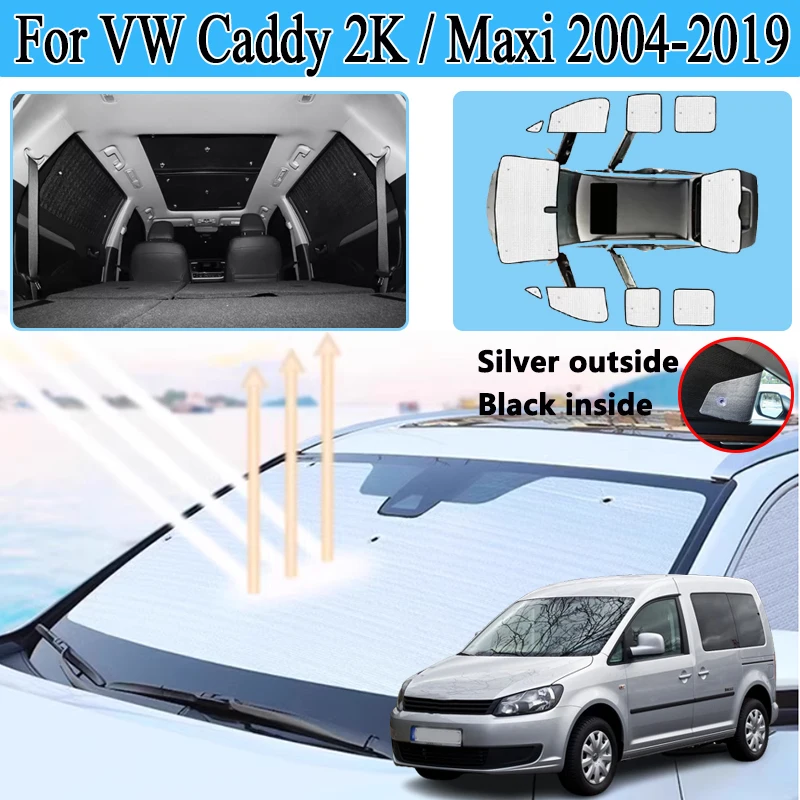 Sun Shade For Volkswagen VW Caddy 2K Maxi 2004~2019 Car Full Visor Sunscreen Protection Anti-UV Window Privacy Cover Accessories
Sun Shade For Volkswagen VW Caddy 2K Maxi 2004~2019 Car Full Visor Sunscreen Protection Anti-UV Window Privacy Cover Accessories