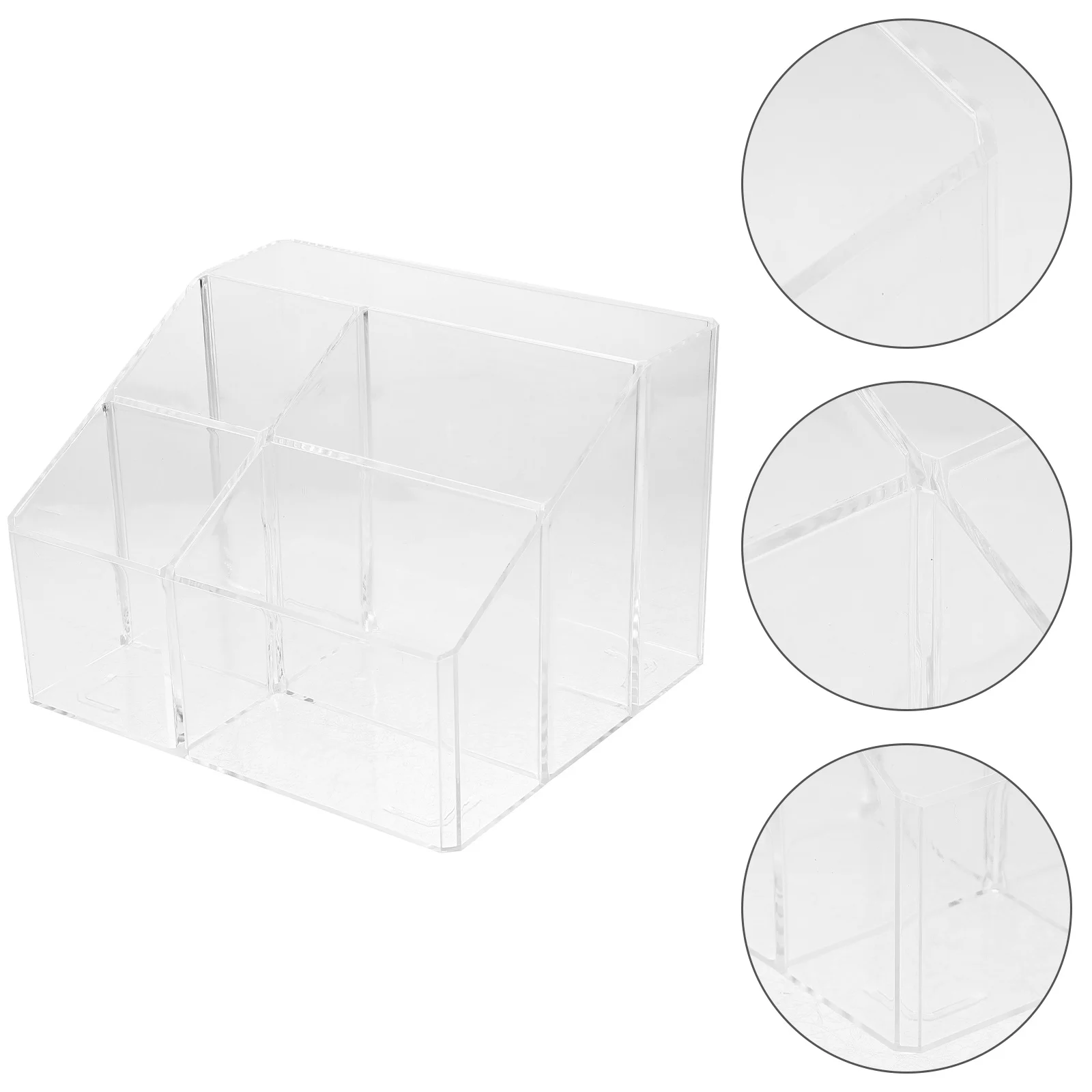 Desktop Storage Box Transparent Acrylic Organizer Compartments For Pens Pencils Brushes Office Desk Home Stationery Holder
Desktop Storage Box Transparent Acrylic Organizer Compartments For Pens Pencils Brushes Office Desk Home Stationery Holder