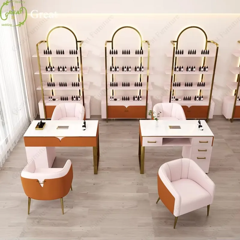 Высококачественный современный маникюрный стол для салона красоты, роскошный деревянный одноместный стол для маникюра с креслом
Высококачественный современный маникюрный стол для салона красоты, роскошный деревянный одноместный стол для маникюра с креслом