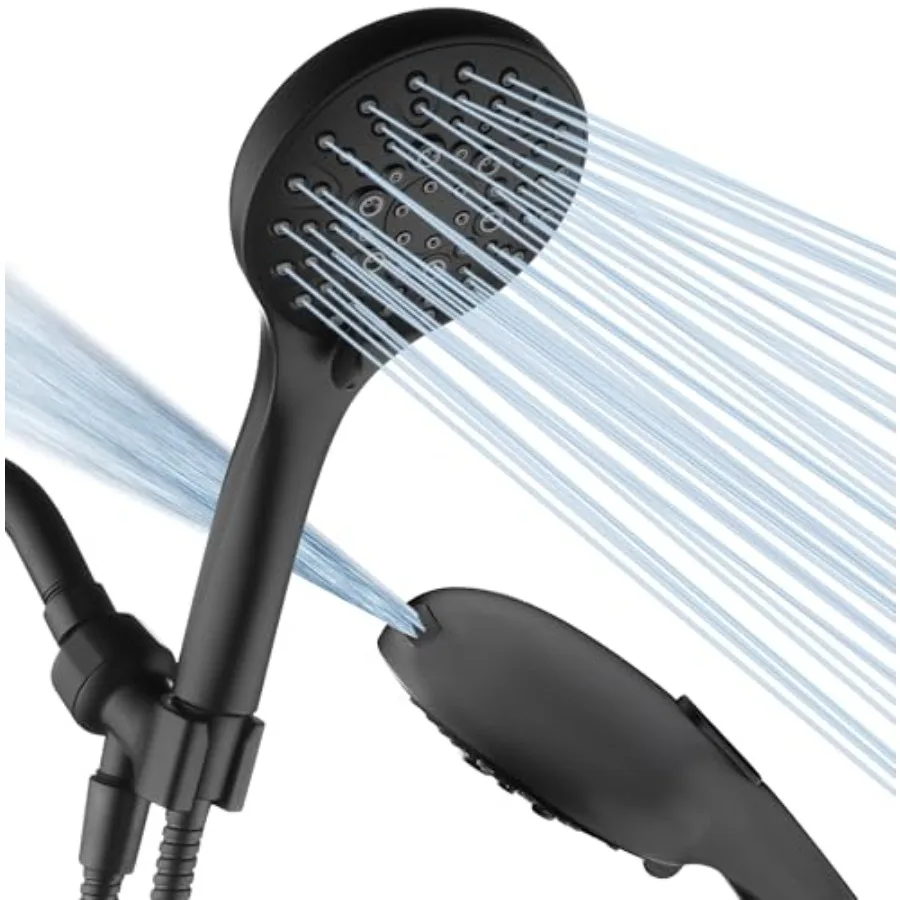 High Pressure Shower Head with Handheld 9 Spray Settings Showerhead Built in Power Wash to Clean Tub and Pets Extra Long 69" Ho
High Pressure Shower Head with Handheld 9 Spray Settings Showerhead Built in Power Wash to Clean Tub and Pets Extra Long 69" Ho
