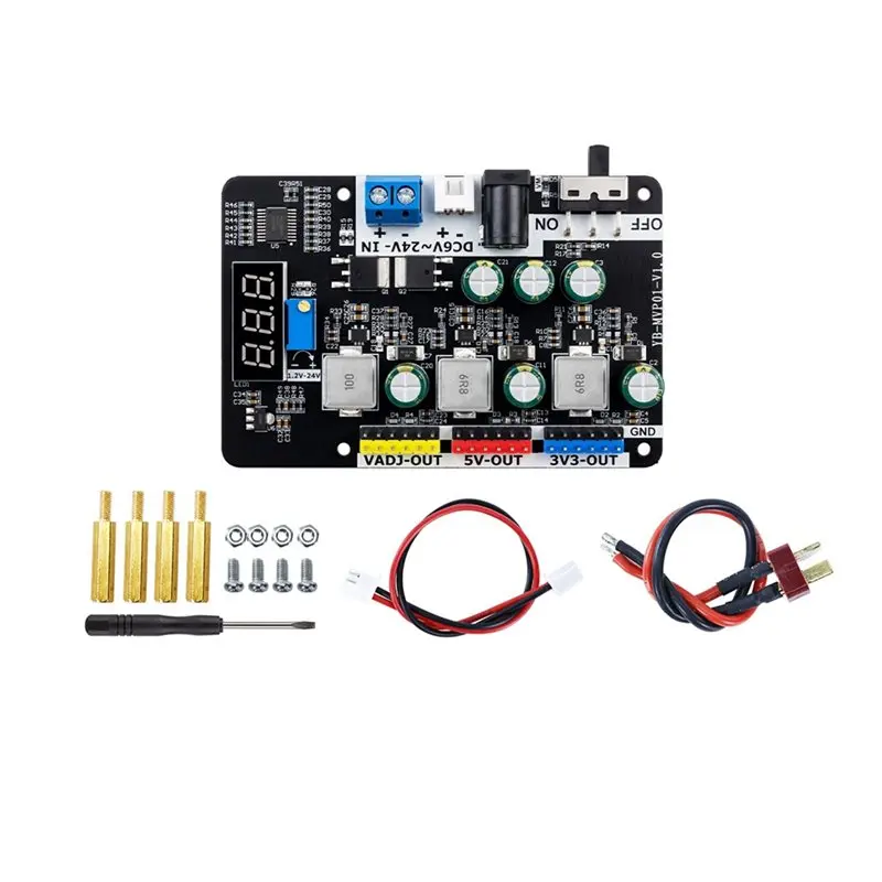 YSS-For Electronics Competition DIY Projects Adjustable Voltage Regulator Module 6-24V To 3.3V 5V DC-DC Buck Converter Board
YSS-For Electronics Competition DIY Projects Adjustable Voltage Regulator Module 6-24V To 3.3V 5V DC-DC Buck Converter Board