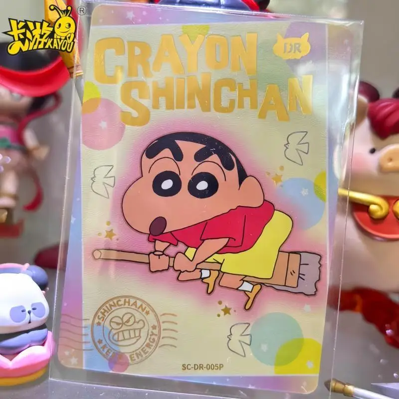 KAYOU Crayon Shin-chan Cards Vitality Bag Anime Vol.2 Collection Cards Yuanqi Pack Child Collect Toys Birthday Christmas Gift
KAYOU Crayon Shin-chan Cards Vitality Bag Anime Vol.2 Collection Cards Yuanqi Pack Child Collect Toys Birthday Christmas Gift