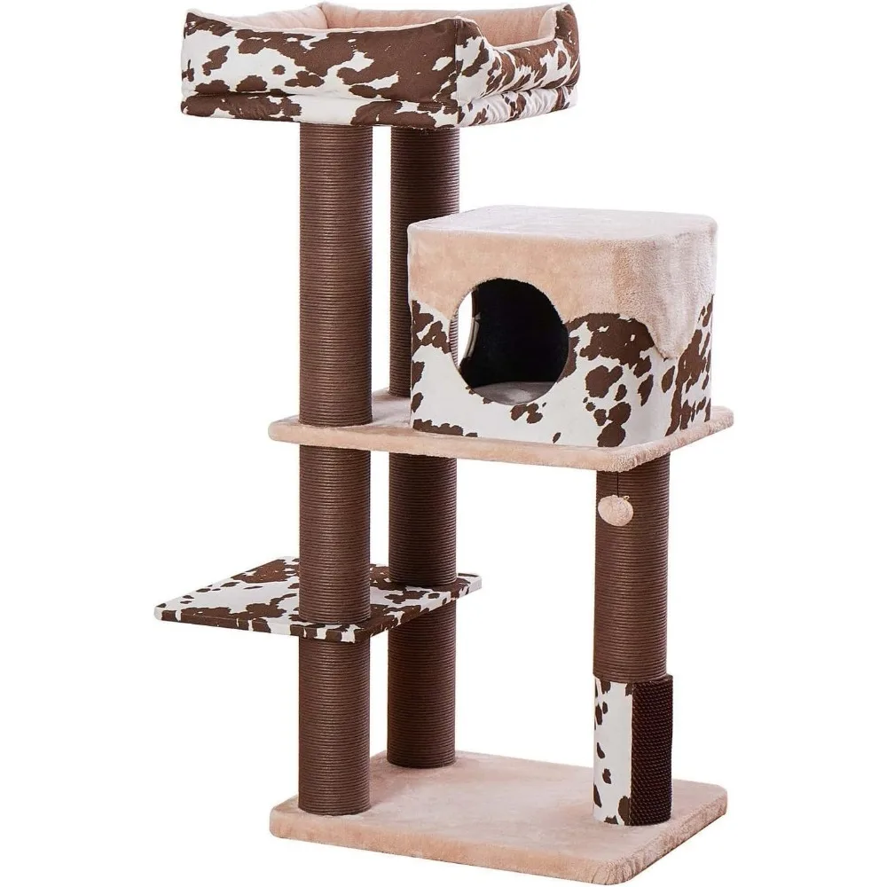 PetPals Heavy-Duty Cat Tree with Large Condo,Big Top Perch, Extra Durable&Sturdy Large Cat Tower for Main Coon Big Cats (Brown)
PetPals Heavy-Duty Cat Tree with Large Condo,Big Top Perch, Extra Durable&Sturdy Large Cat Tower for Main Coon Big Cats (Brown)