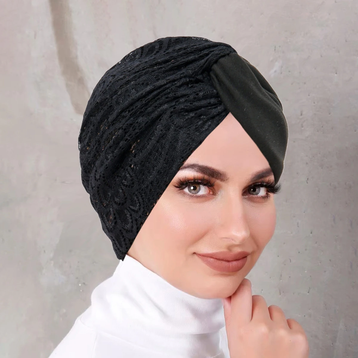 2026 New Lace Splicing Women Muslim Hijab Caps Wrap Head Indian Turban Bonnet Fashion Headdress Islamic Clothing Accessories
2026 New Lace Splicing Women Muslim Hijab Caps Wrap Head Indian Turban Bonnet Fashion Headdress Islamic Clothing Accessories