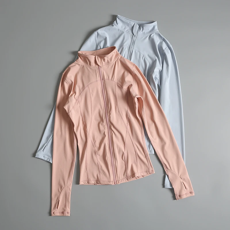 Stand-collar yoga jacket for women with slim fit training sports tops for professional running breathable fitness cardigan
Stand-collar yoga jacket for women with slim fit training sports tops for professional running breathable fitness cardigan
