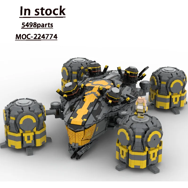 MOC-224774, короткий фильм, космический корабль, линкор, строительный блок, модель 5498, детали, креативная детская игрушка на день рождения для мальчиков, подарок
MOC-224774, короткий фильм, космический корабль, линкор, строительный блок, модель 5498, детали, креативная детская игрушка на день рождения для мальчиков, подарок