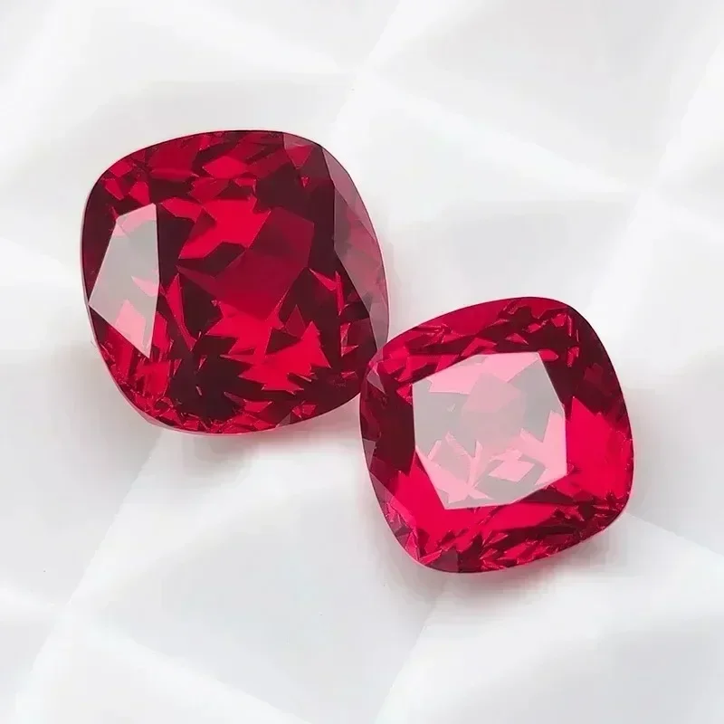 Ruby Pigeon Blood Red Color Wholesale Lab Grown Cushion Shape DIY Ring Necklace Earrings Main Materials Artificial Gemstone
Ruby Pigeon Blood Red Color Wholesale Lab Grown Cushion Shape DIY Ring Necklace Earrings Main Materials Artificial Gemstone