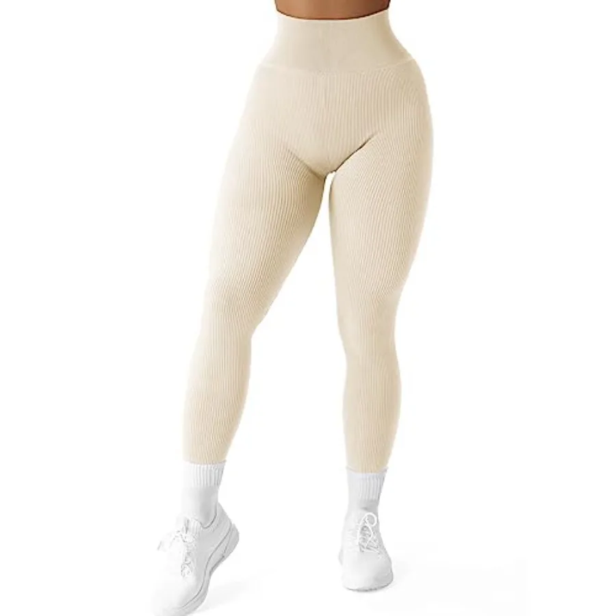 SUUKSESS Women Ribbed Seamless Leggings High Waisted Workout Gym Yoga Pants
SUUKSESS Women Ribbed Seamless Leggings High Waisted Workout Gym Yoga Pants