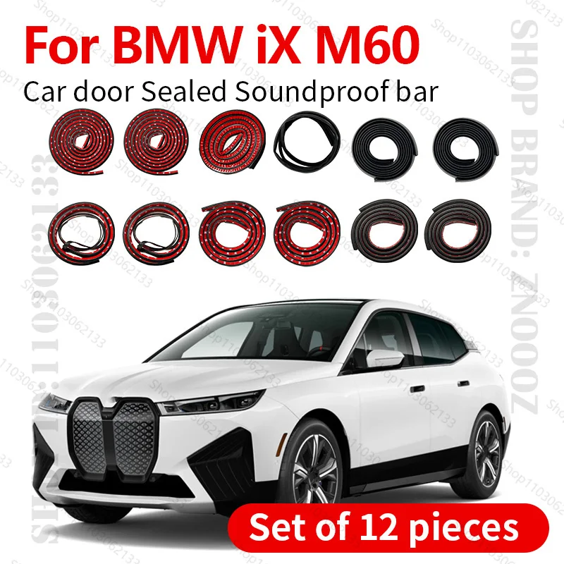 For BMW iX M6O Car Door Seal Strip Rubber Double Layer Sealing Protector Soundproof Strip Dustproof Seal Strip 12PCS Set
For BMW iX M6O Car Door Seal Strip Rubber Double Layer Sealing Protector Soundproof Strip Dustproof Seal Strip 12PCS Set
