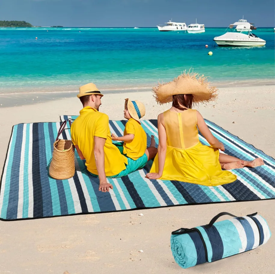 Picnic blanket Beach blanket, 200cm x 200cm super thick 3 layers, sandproof machine washable waterproof foldable super XL outdoo
Picnic blanket Beach blanket, 200cm x 200cm super thick 3 layers, sandproof machine washable waterproof foldable super XL outdoo
