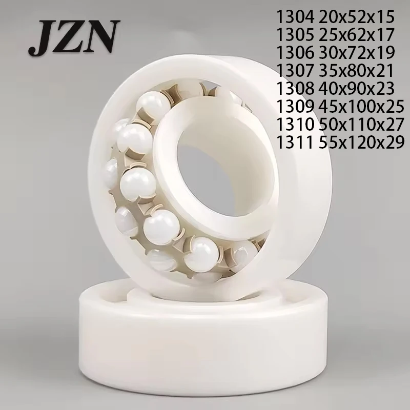 1Pcs Double row aligning ball ceramic bearing 1304 1305 1306 1307 1308 1309 1310 1311 CE High precision
1Pcs Double row aligning ball ceramic bearing 1304 1305 1306 1307 1308 1309 1310 1311 CE High precision