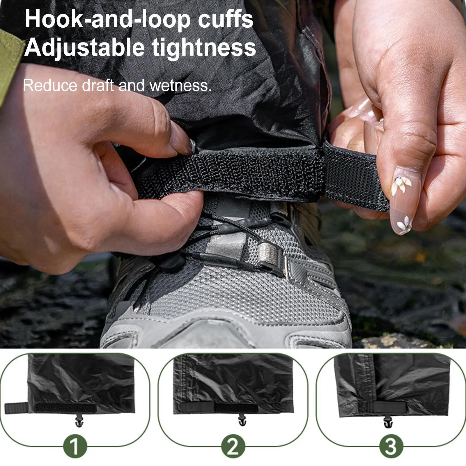 Waterproof Gaiters Adjustable Unisex Leg Guard Gaiters For Hiking For Outdoor Cycling Mountain Climbing Fishing Trekking
Waterproof Gaiters Adjustable Unisex Leg Guard Gaiters For Hiking For Outdoor Cycling Mountain Climbing Fishing Trekking