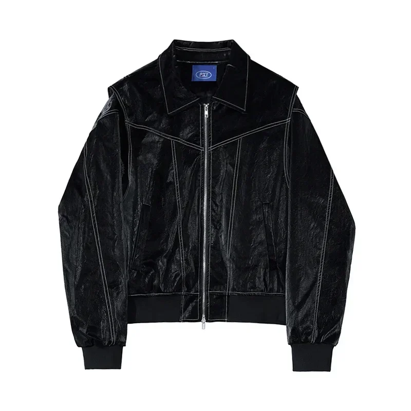 American Retro Cool and Stylish Premium Leather Jacket, Korean Version for Spring and Autumn Youth, Casual Leather Coat Top
American Retro Cool and Stylish Premium Leather Jacket, Korean Version for Spring and Autumn Youth, Casual Leather Coat Top