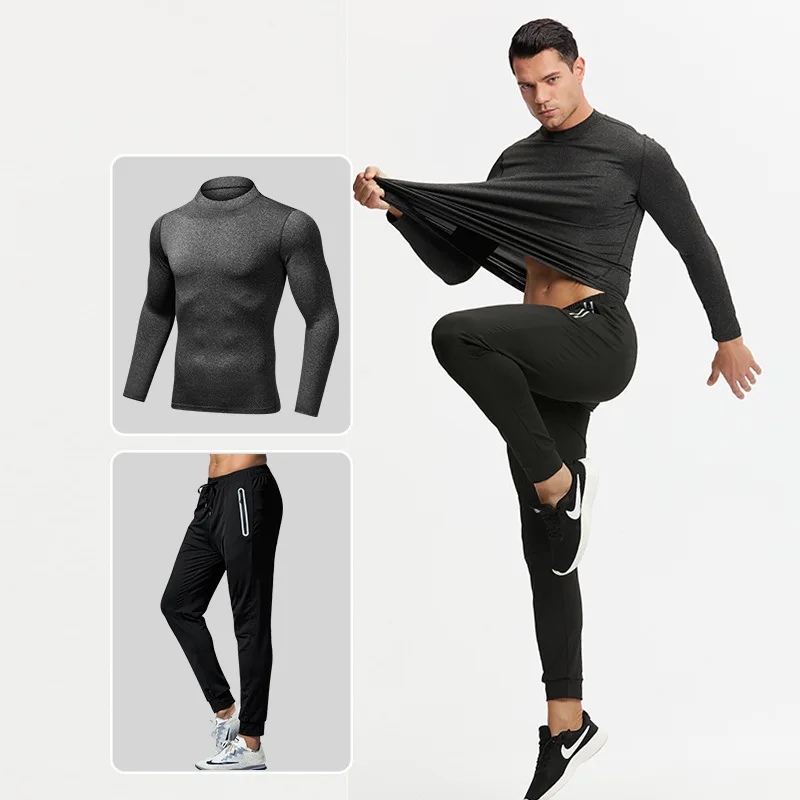 Men's Compression Set Men Sportswear Gym Fitness Suits Training Jogging Sport Tights Clothing Rashguard Running Tracksuit Men
Men's Compression Set Men Sportswear Gym Fitness Suits Training Jogging Sport Tights Clothing Rashguard Running Tracksuit Men