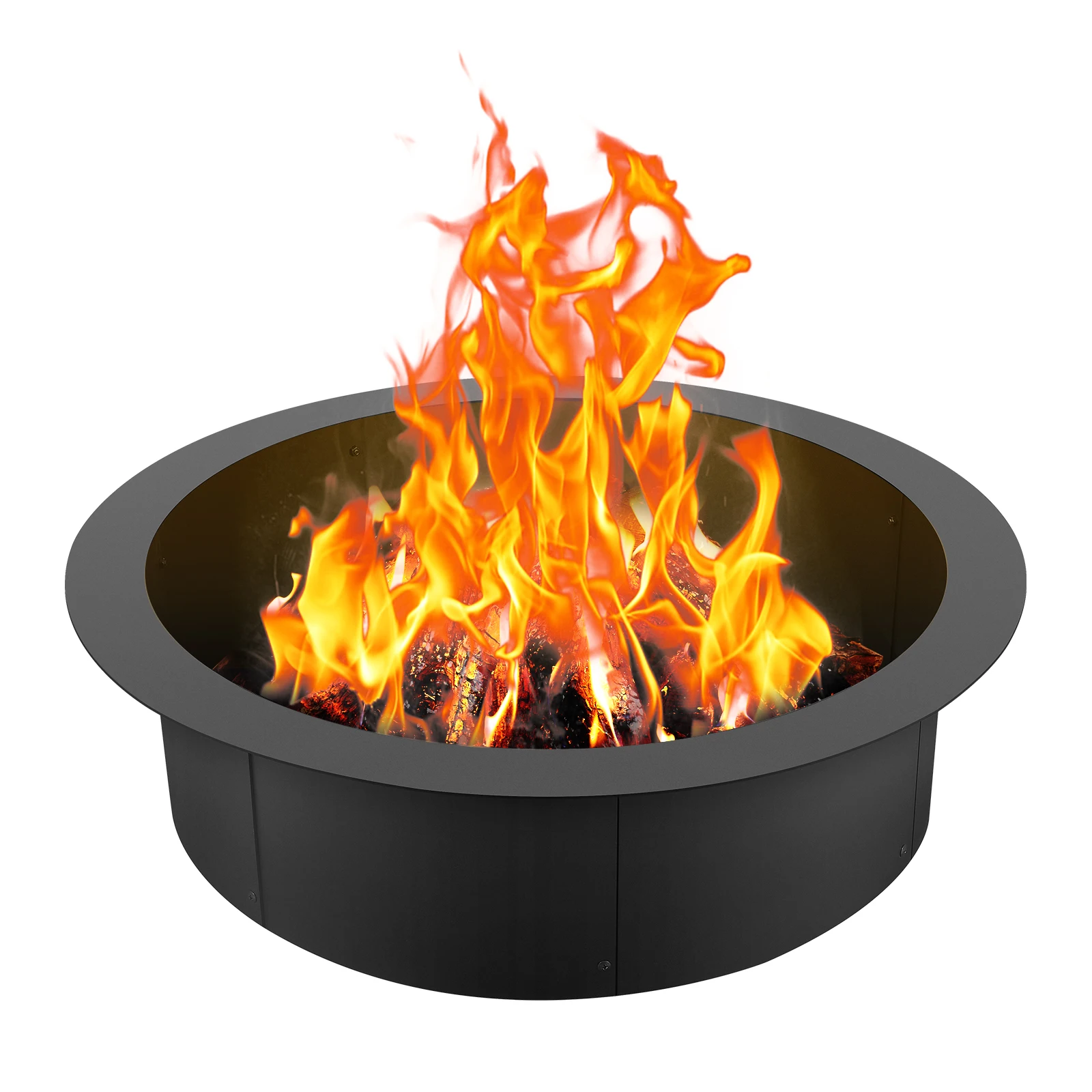 SucceBuy Fire Pit Ring Thick Fire Pit Insert Heavy Duty CarbonSteel Liner DIY CampfireRing above or In-Ground for OutdoorCamping
SucceBuy Fire Pit Ring Thick Fire Pit Insert Heavy Duty CarbonSteel Liner DIY CampfireRing above or In-Ground for OutdoorCamping