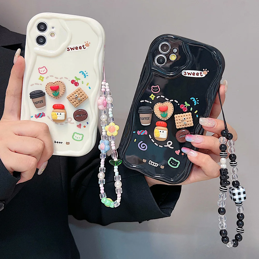 Hand Strap Bracelet Soft Wave Edge Cases For iPhone 12 Case iPhone 11 15 14 13 Pro Max X XR XS Max 7 8 Plus Cartoon Patch Cover
Hand Strap Bracelet Soft Wave Edge Cases For iPhone 12 Case iPhone 11 15 14 13 Pro Max X XR XS Max 7 8 Plus Cartoon Patch Cover
