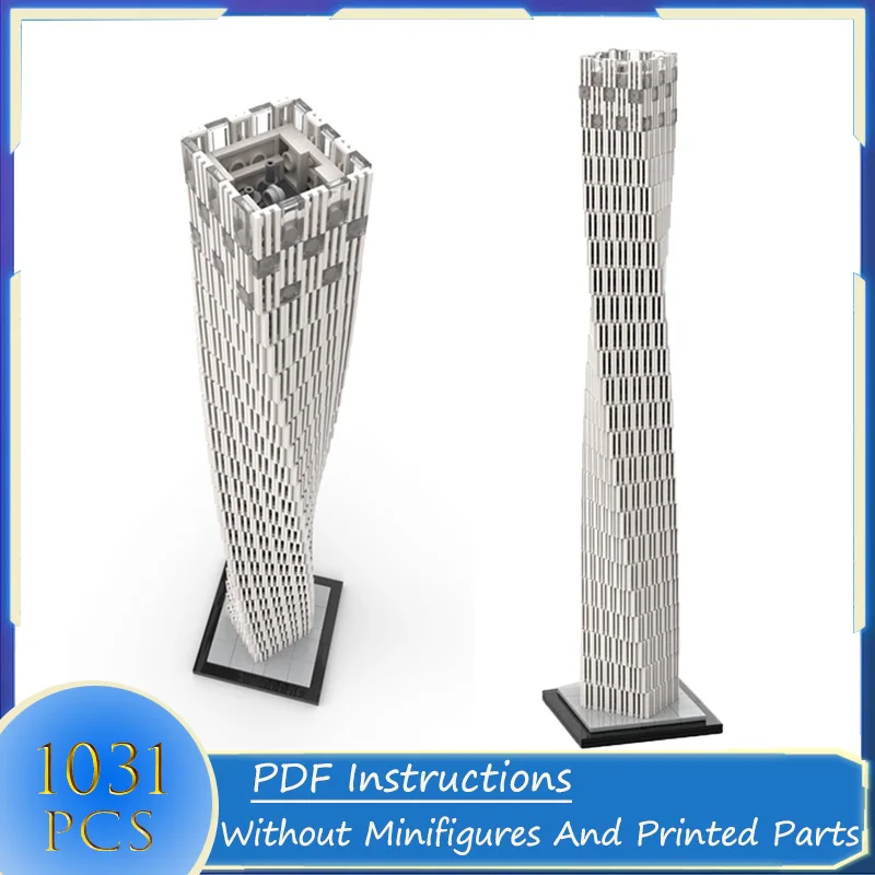 Уличная башня Cayan Tower Infinity Tower, масштаб 1:800, модульная архитектура, модель MOC, строительные блоки, сборные кирпичи, игрушки, подарки
Уличная башня Cayan Tower Infinity Tower, масштаб 1:800, модульная архитектура, модель MOC, строительные блоки, сборные кирпичи, игрушки, подарки