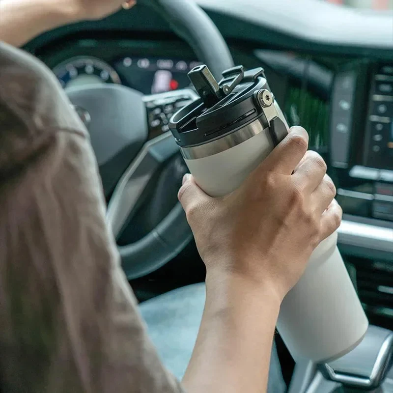 New Coffee Mug Cup Stainless Steel Thermos Bottle Double-layer Insulation Cold And Hot Travel Cup Vacuum Flask Car Water Bottle
New Coffee Mug Cup Stainless Steel Thermos Bottle Double-layer Insulation Cold And Hot Travel Cup Vacuum Flask Car Water Bottle