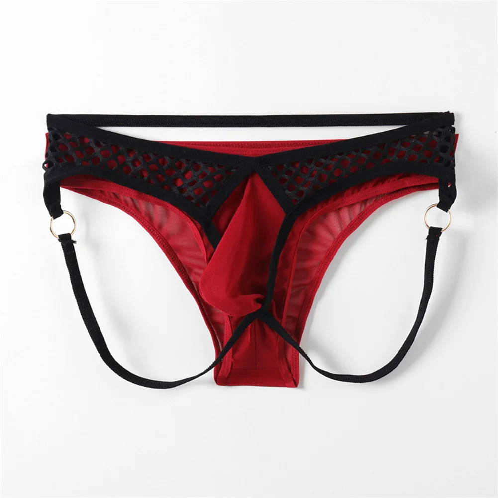 Underpants For Men Sheer Mesh Panties Hollow Out Fishnet Double Strap Breathable Pouch Underwear Intimates Jockstrap
Underpants For Men Sheer Mesh Panties Hollow Out Fishnet Double Strap Breathable Pouch Underwear Intimates Jockstrap
