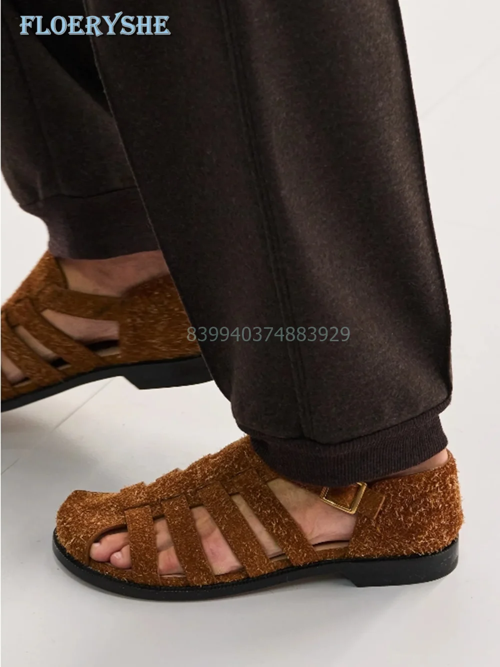 Sanding Fur Rome Sandals Hollow Summer Women Shoes Real Leather 2024 Fashion Buckle Strap Solid Black Brown White Low Heel
Sanding Fur Rome Sandals Hollow Summer Women Shoes Real Leather 2024 Fashion Buckle Strap Solid Black Brown White Low Heel
